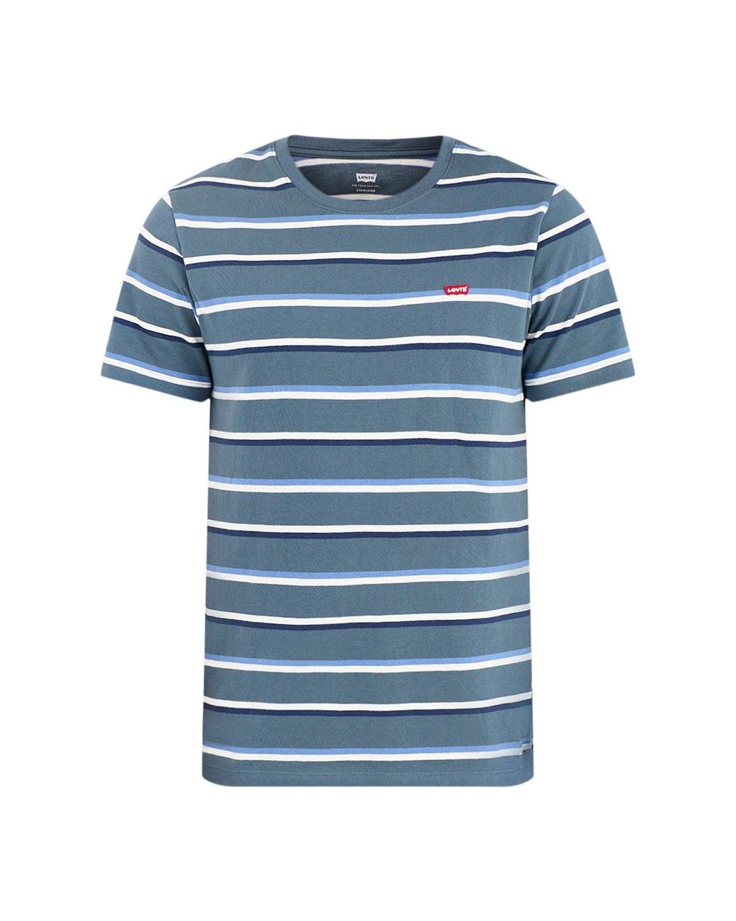 Levi's Blue Original Stripe T-Shirt for men