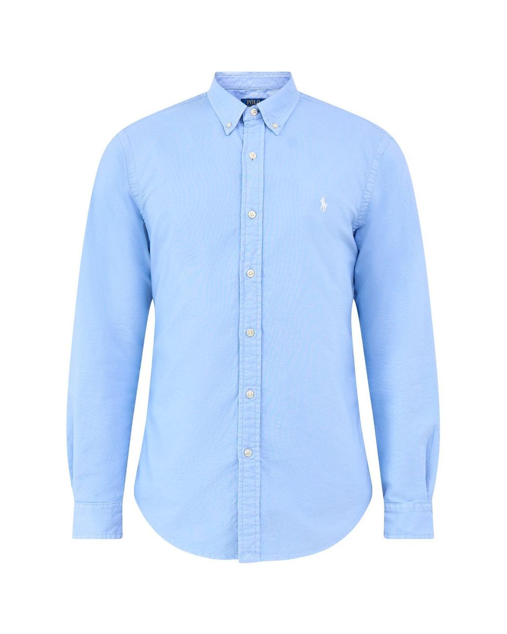 Polo Ralph Lauren Slim Fit Oxford Shirt in Blue for Men | Lyst UK