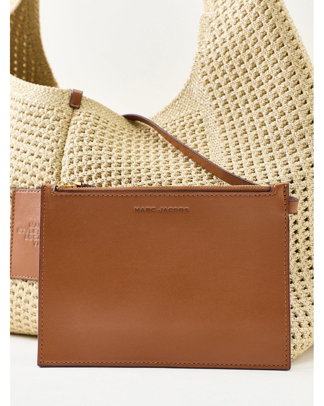 Marc Jacobs White The Sack Shoulder Bag