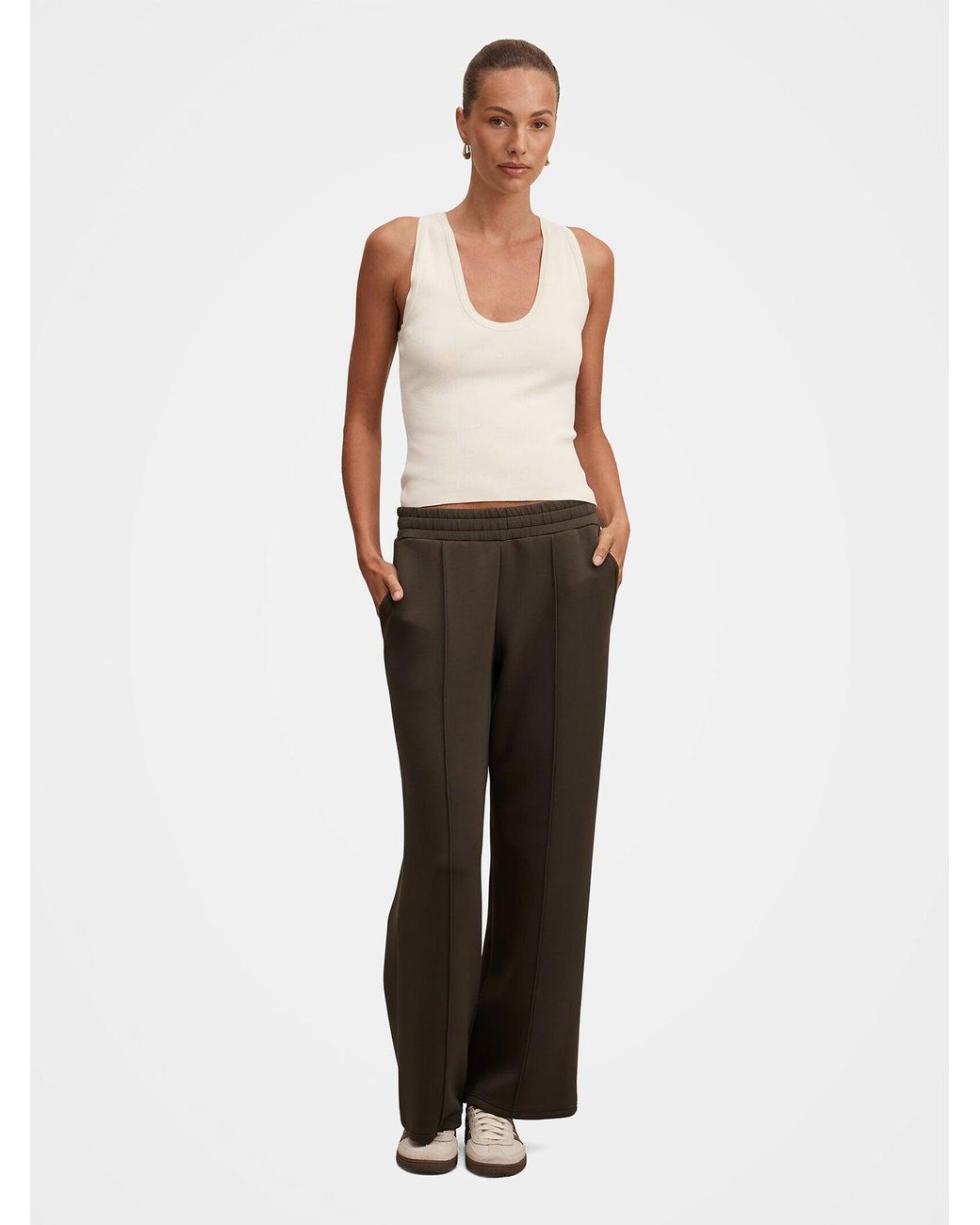 Forever New Black Hunter Wide Leg Lounge Trousers