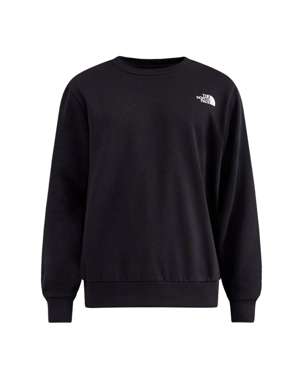 The North Face Black Simple Dome Crew Neck Sweatshirt for men