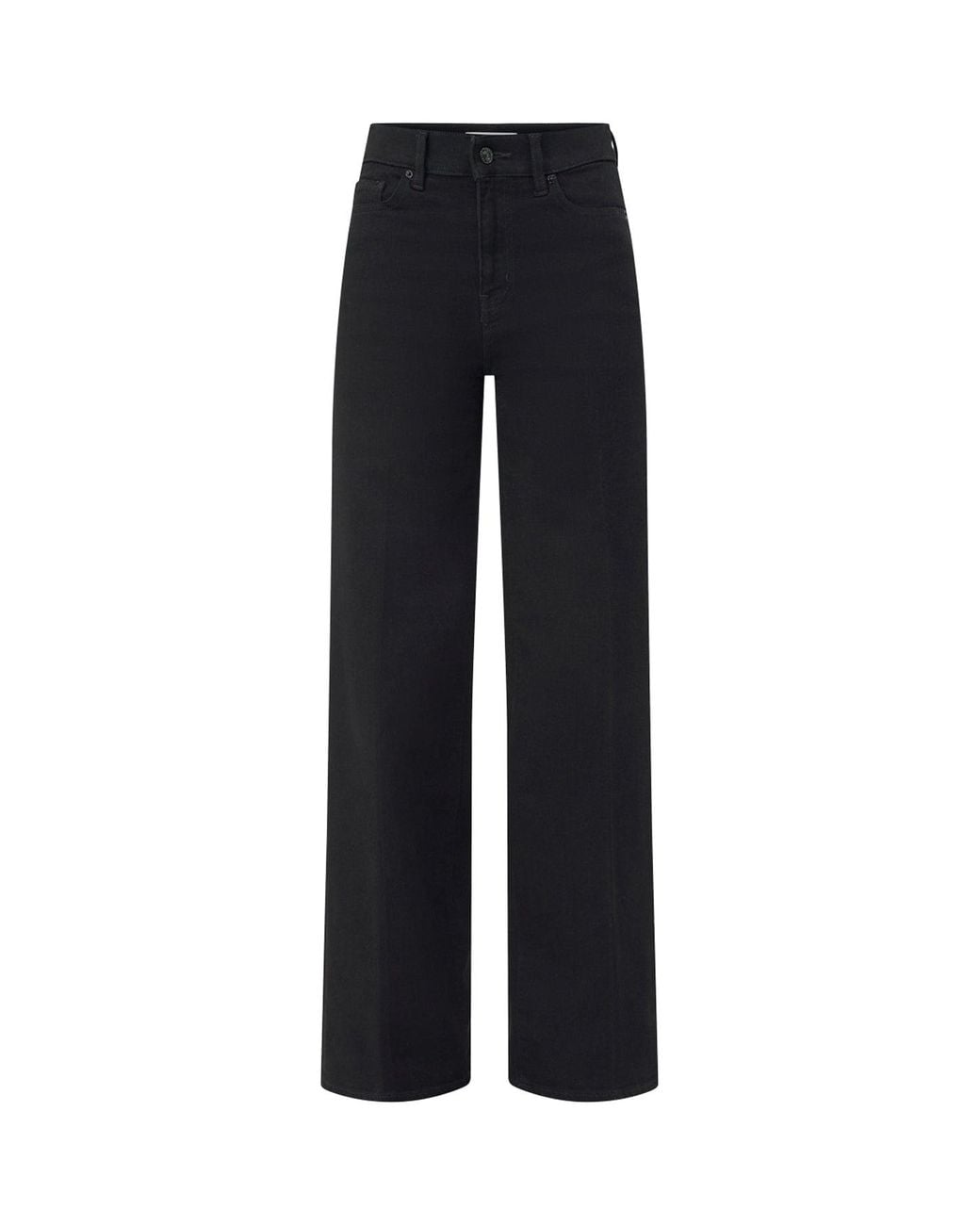 FRAME Black Le Slim Palazzo Wide Leg Jeans