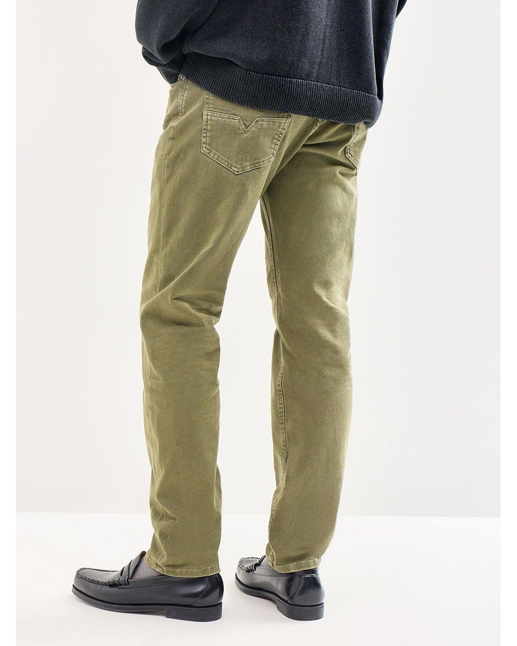 DIESEL Green 1986 Larkee-Beex Tapered Fit Jeans for men