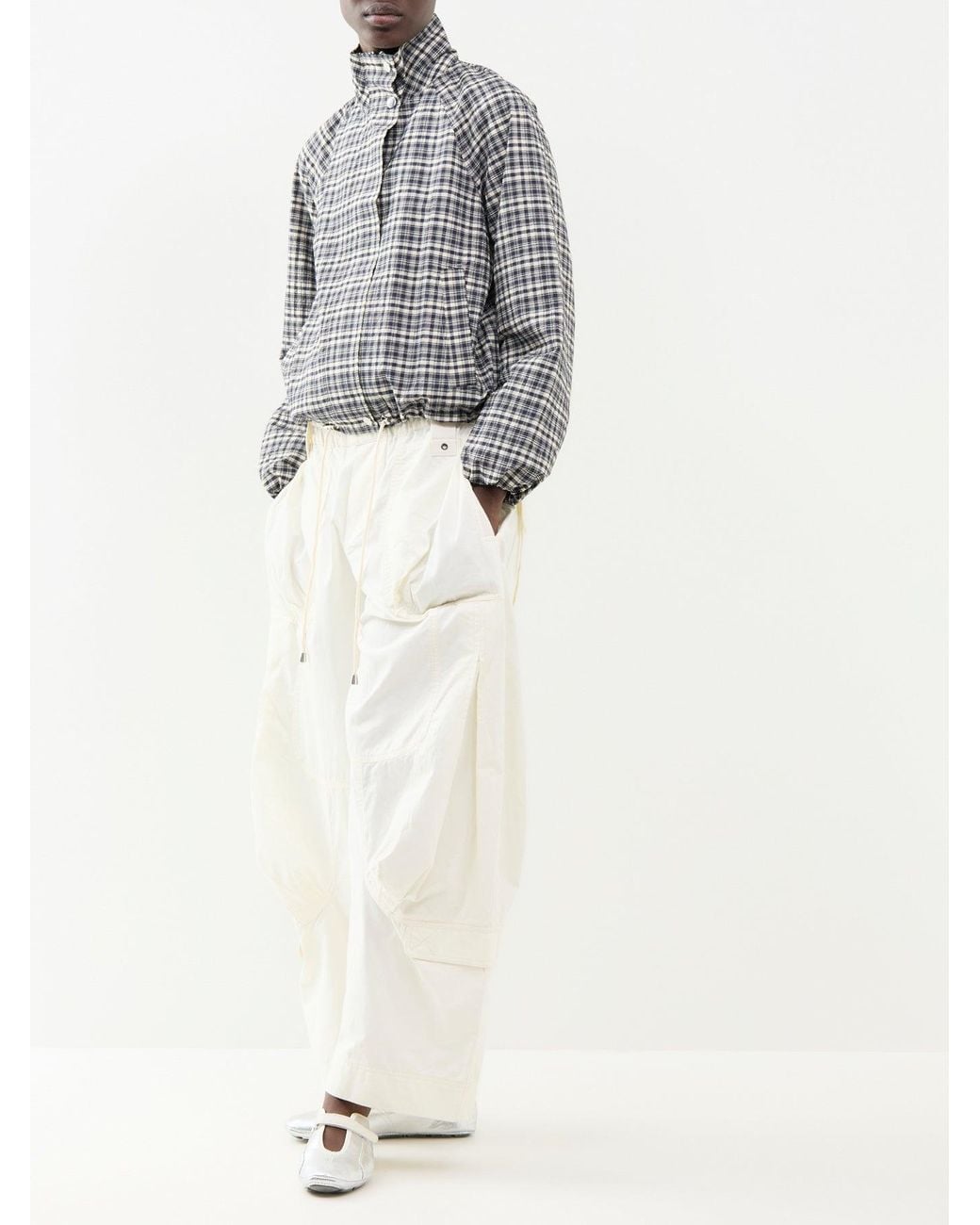 Rails Gray Blake Check Zip-Up Shacket