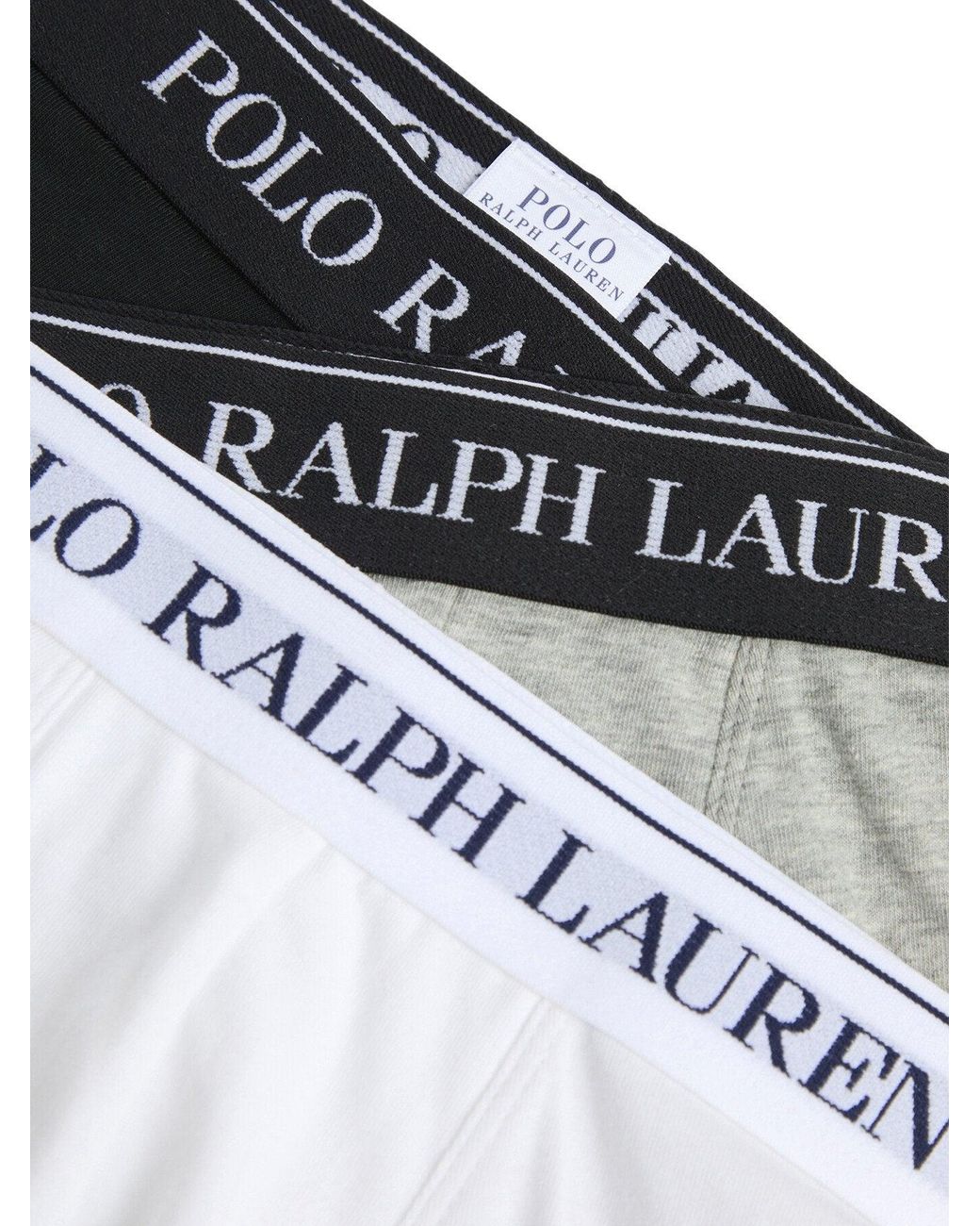 Polo Ralph Lauren White Classic 3 Pack Trunks for men