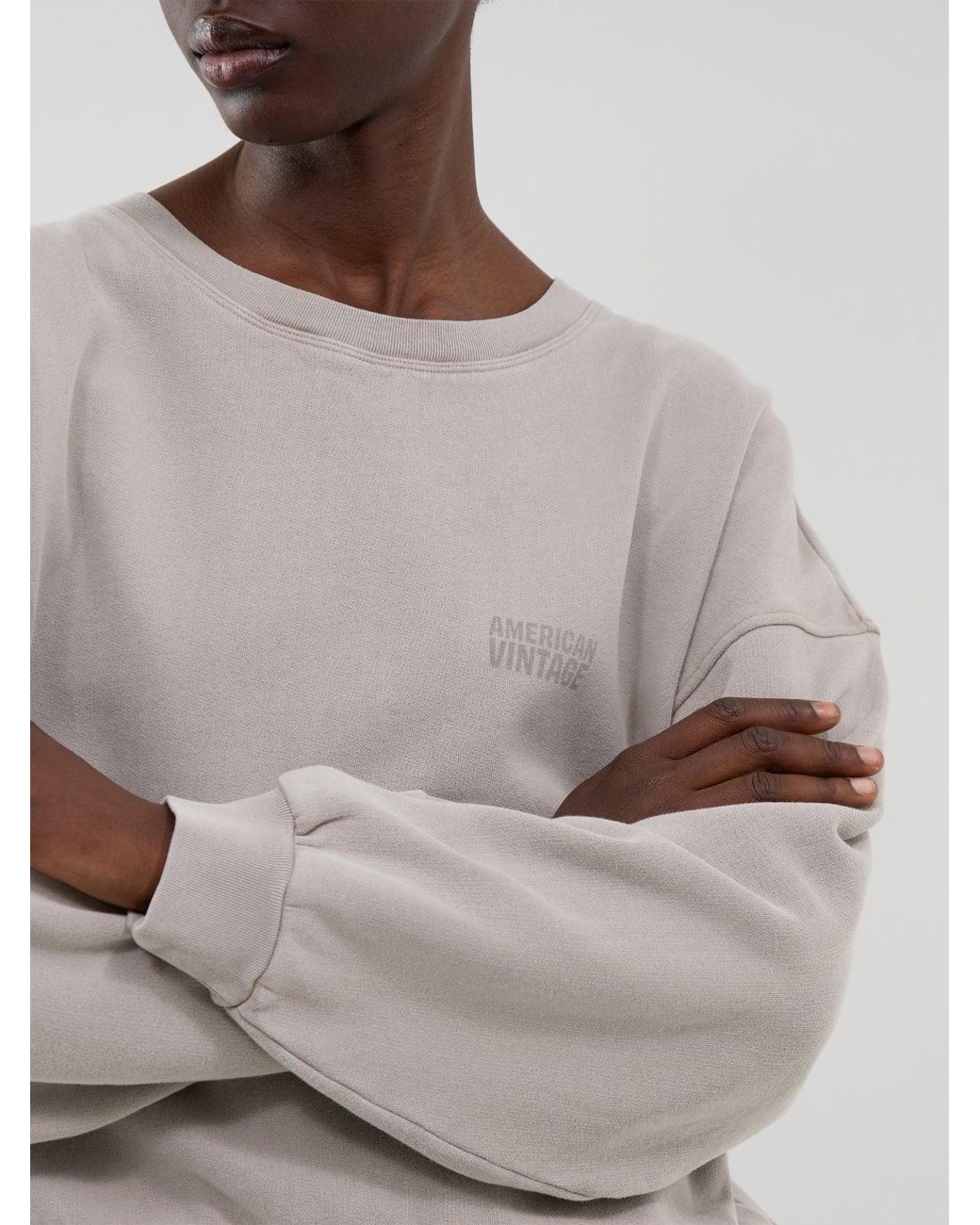 American Vintage Gray Jitbay Sweatshirt