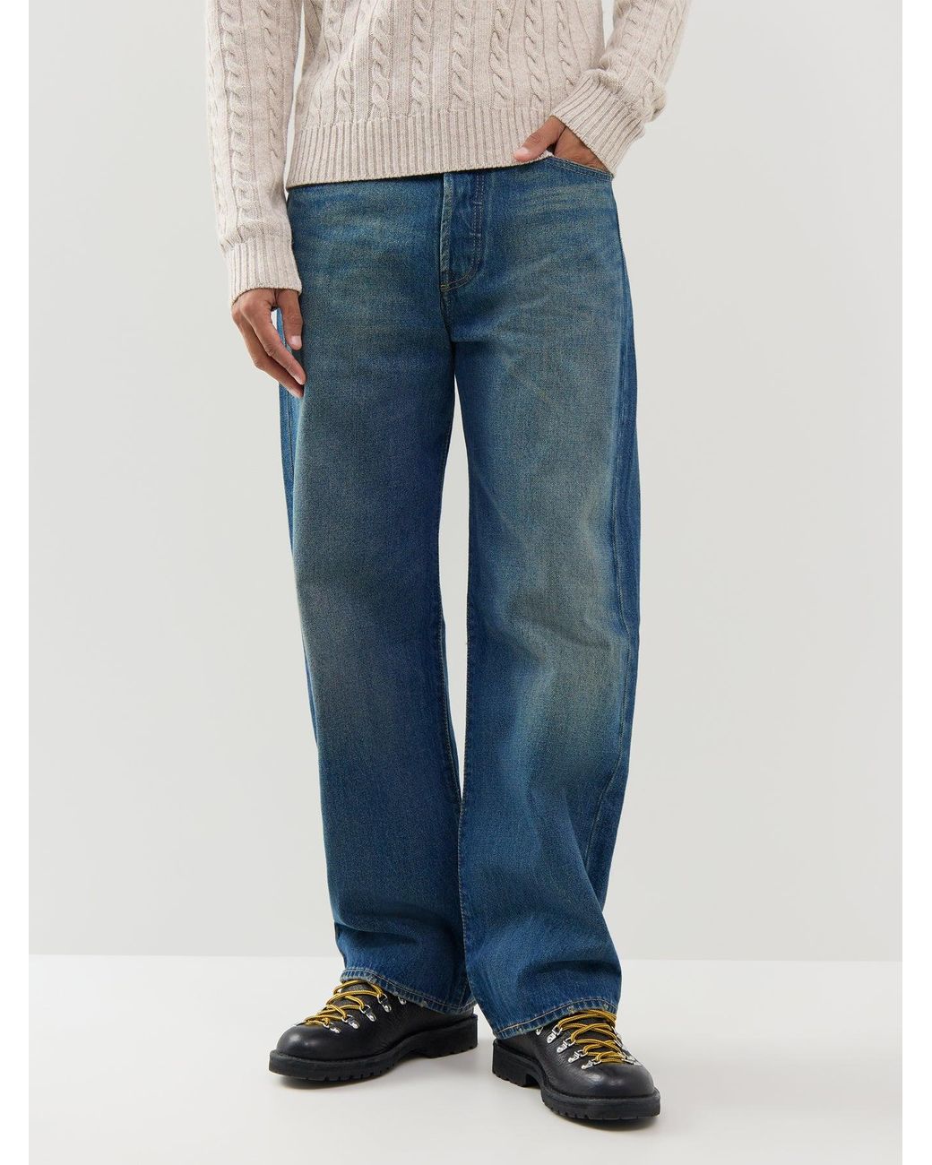 Levi's Blue 501 Loose Jeans for men