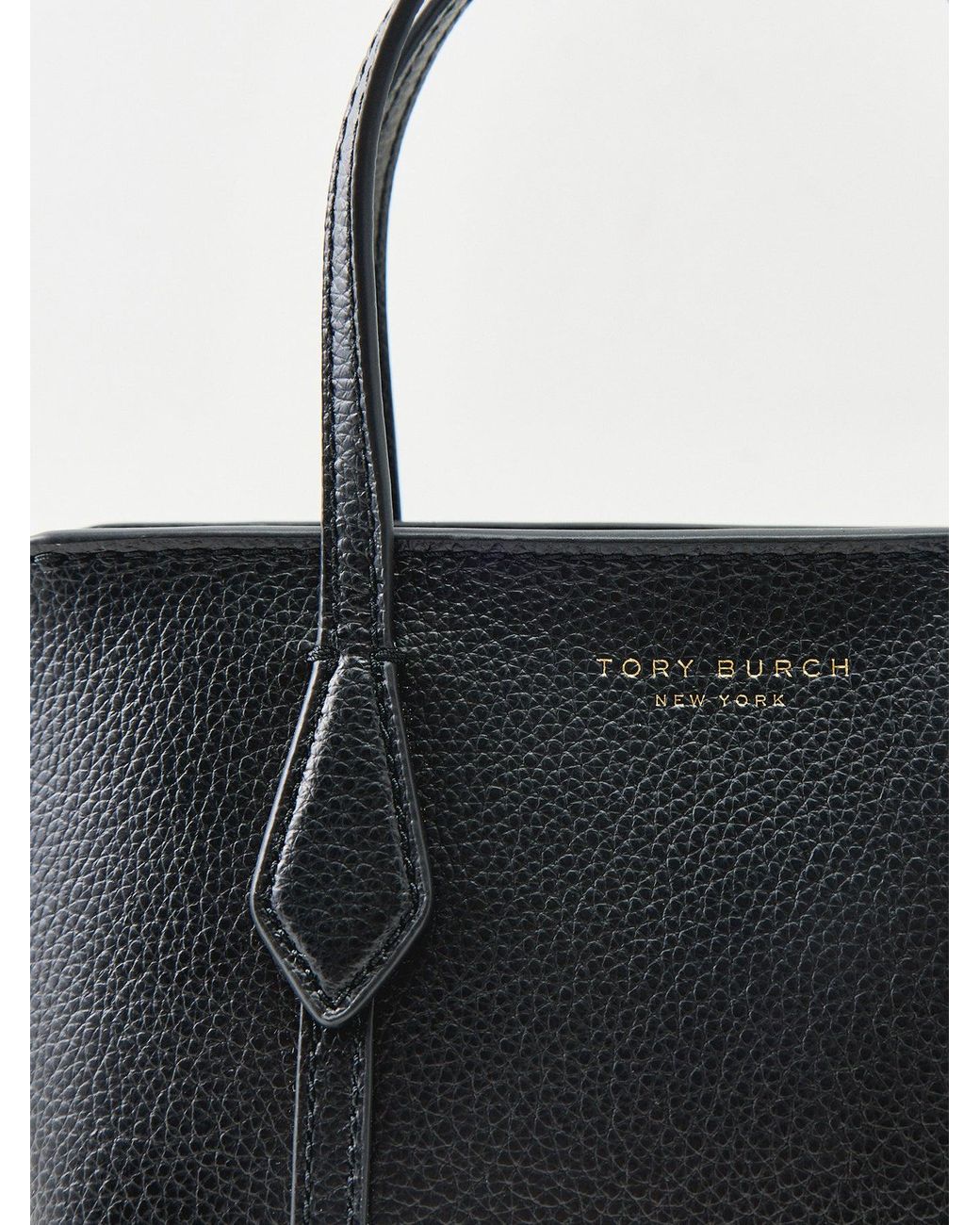 Tory Burch Black Perry Mini Tote Bag