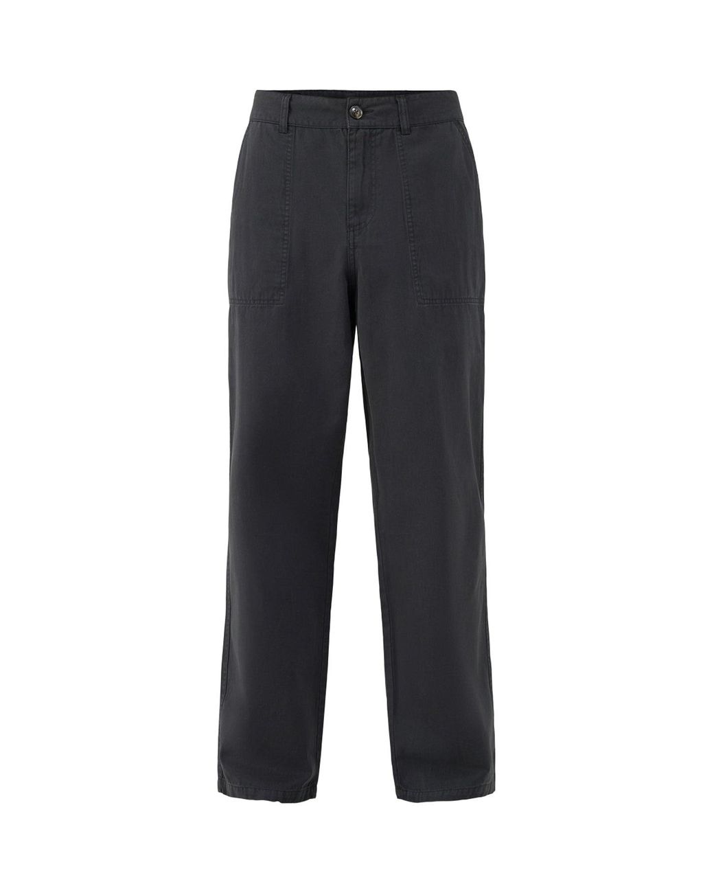 by Parra Blue Twill Art Trousers for men