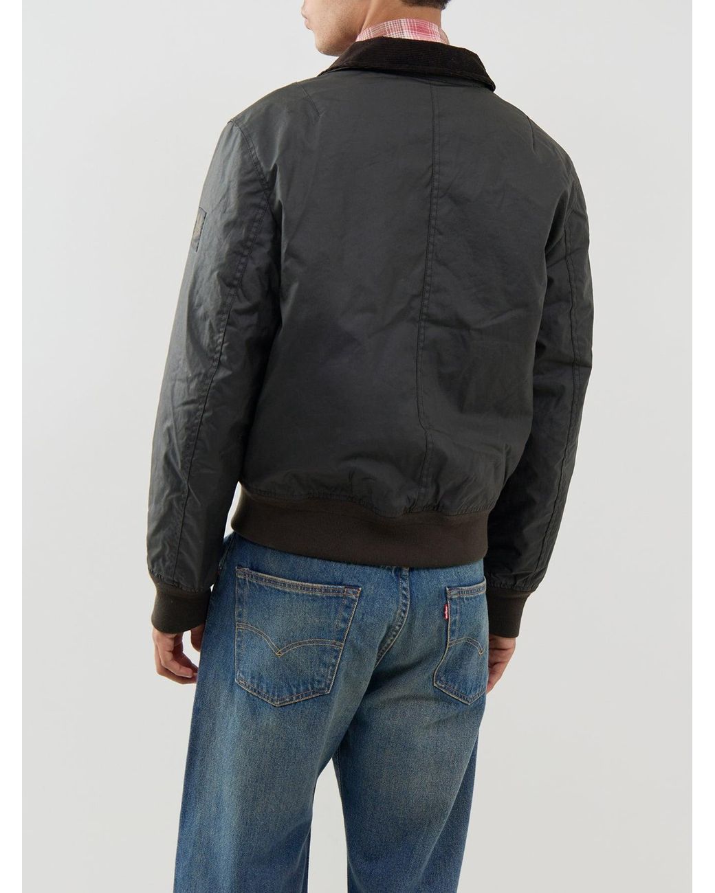 Belstaff Gray Mount Waxed Jacket for men