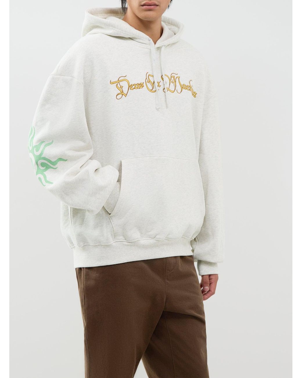 DEUS White Recycled Blend Invocation Hoodie for men