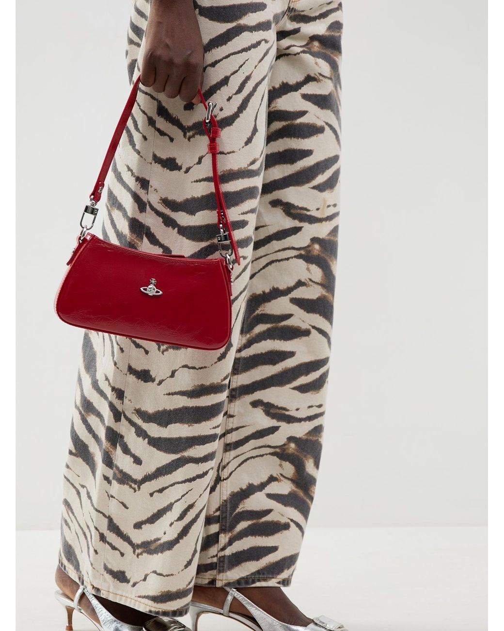 Vivienne Westwood Red Tasha Shoulder Phone Bag