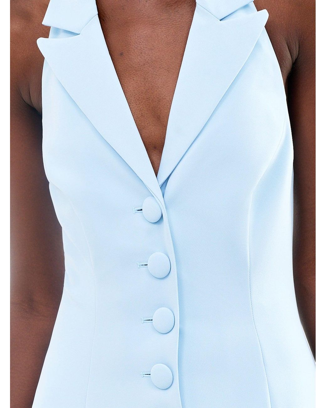 Club L London Blue Elise Midi Dress