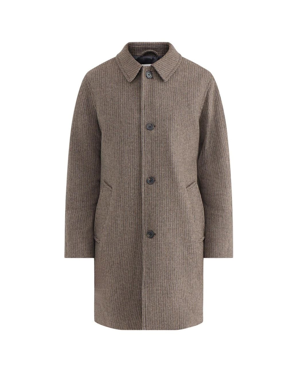 SELECTED Brown Ronnie Car Coat for men