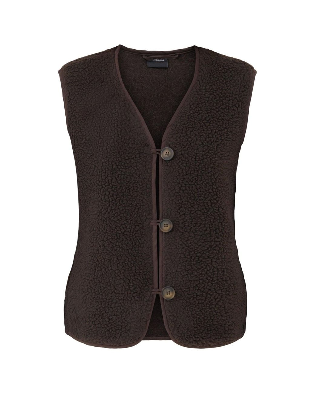 Vero Moda Black Cleosofia Short Waistcoat