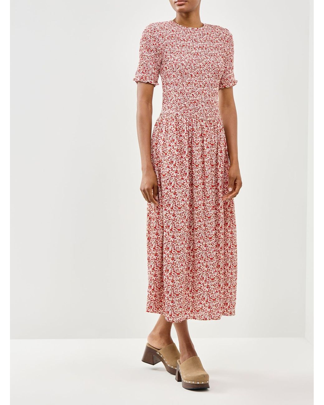 Nobody's Child Pink Shay Midi Dress, Viscose