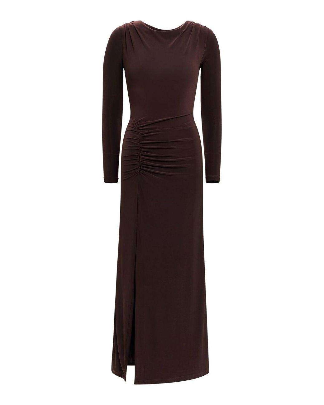 Forever New Brown Cherie Jersey Maxi Dress