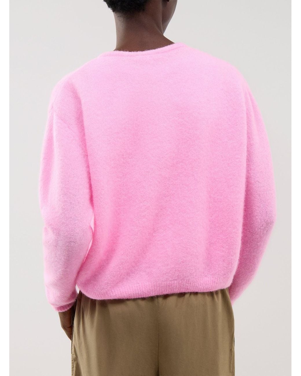 American Vintage Pink Alpaca & Vitow Cardigan