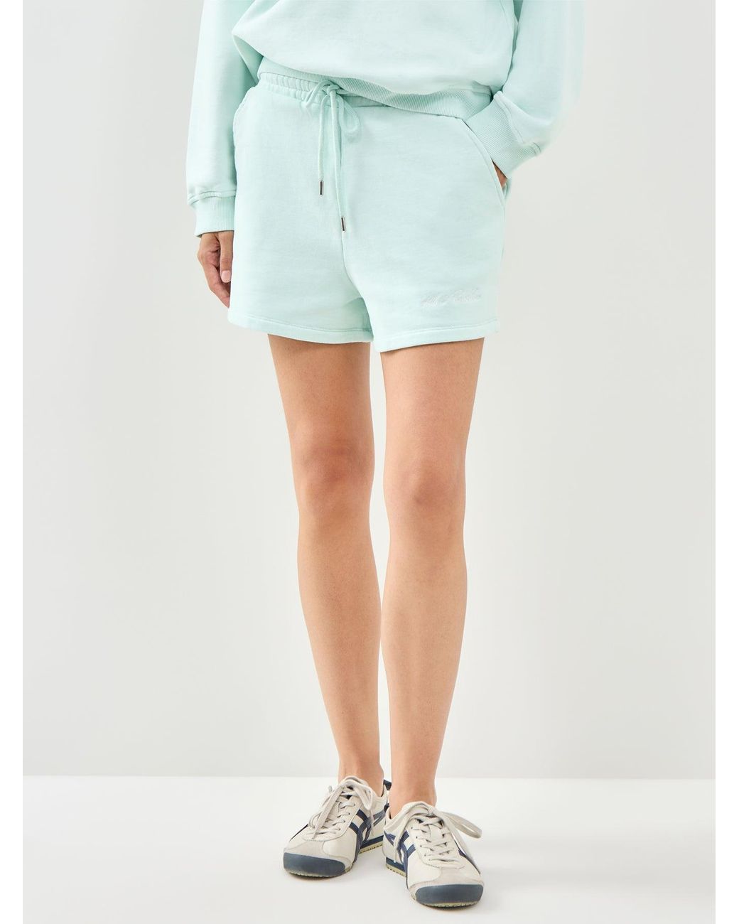 4th & Reckless Blue Clover Sweat Shorts