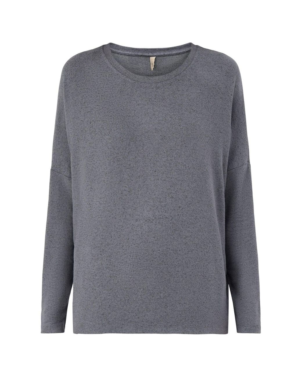 Soya Concept Gray Biara 1 Long-Sleeved Blend Knitted Jumper