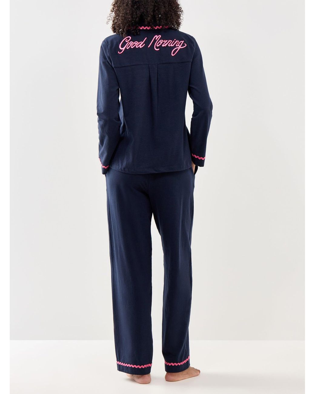 Chelsea Peers Blue Good Morning Long Pj Set