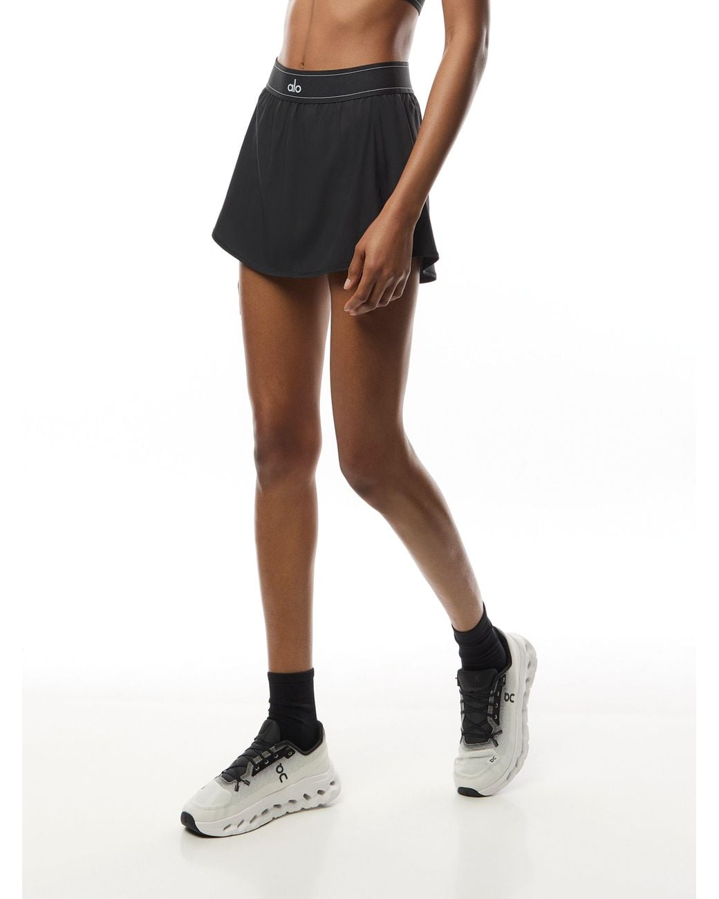 Alo Yoga Match Point Tennis Skirt in Black | Lyst UK