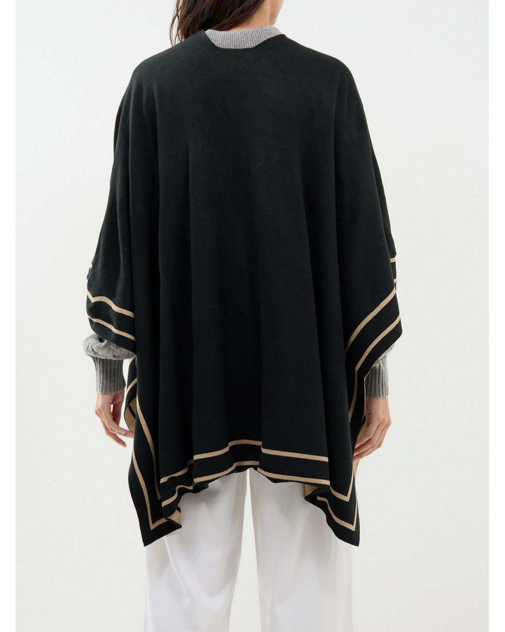 Ralph Lauren Black Jet Set Poncho