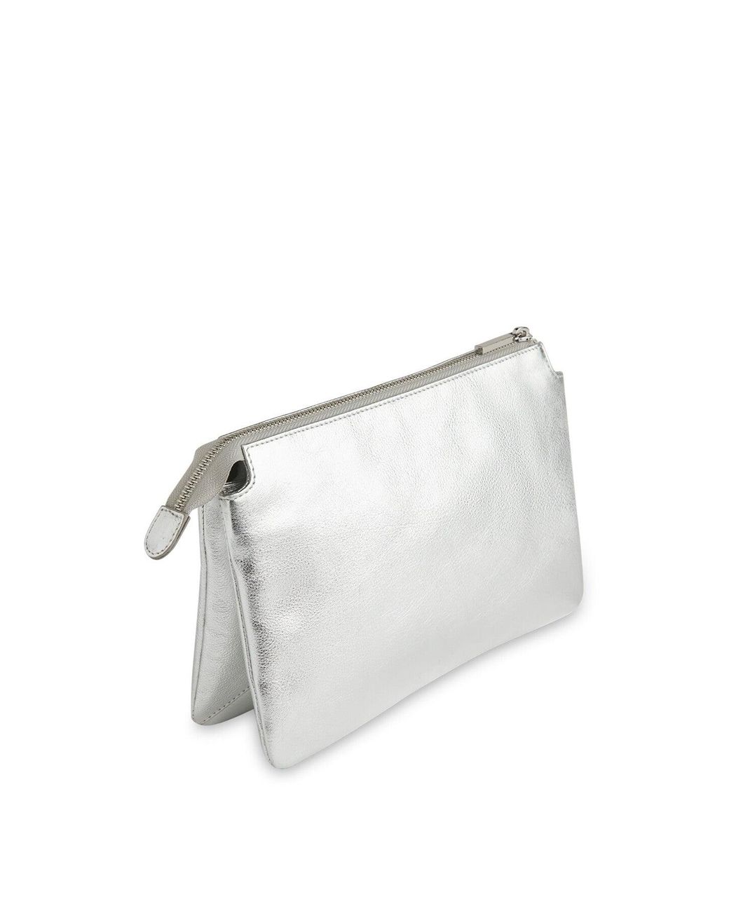 Whistles White Women's Elita Double Pouch Clutch