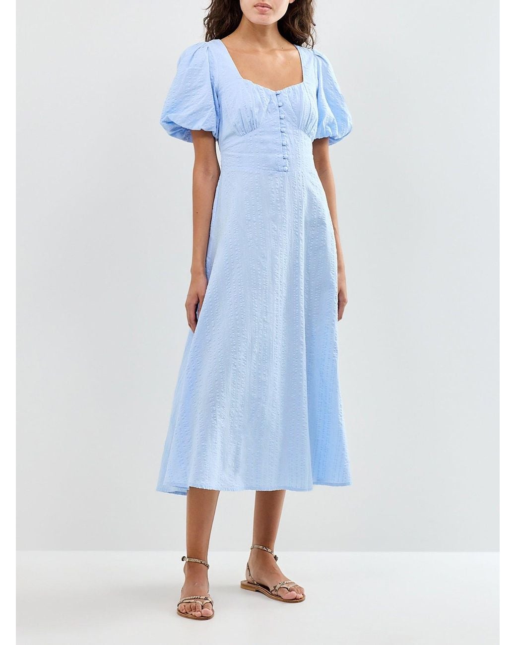 Nobody's Child Blue Melody Midi Dress