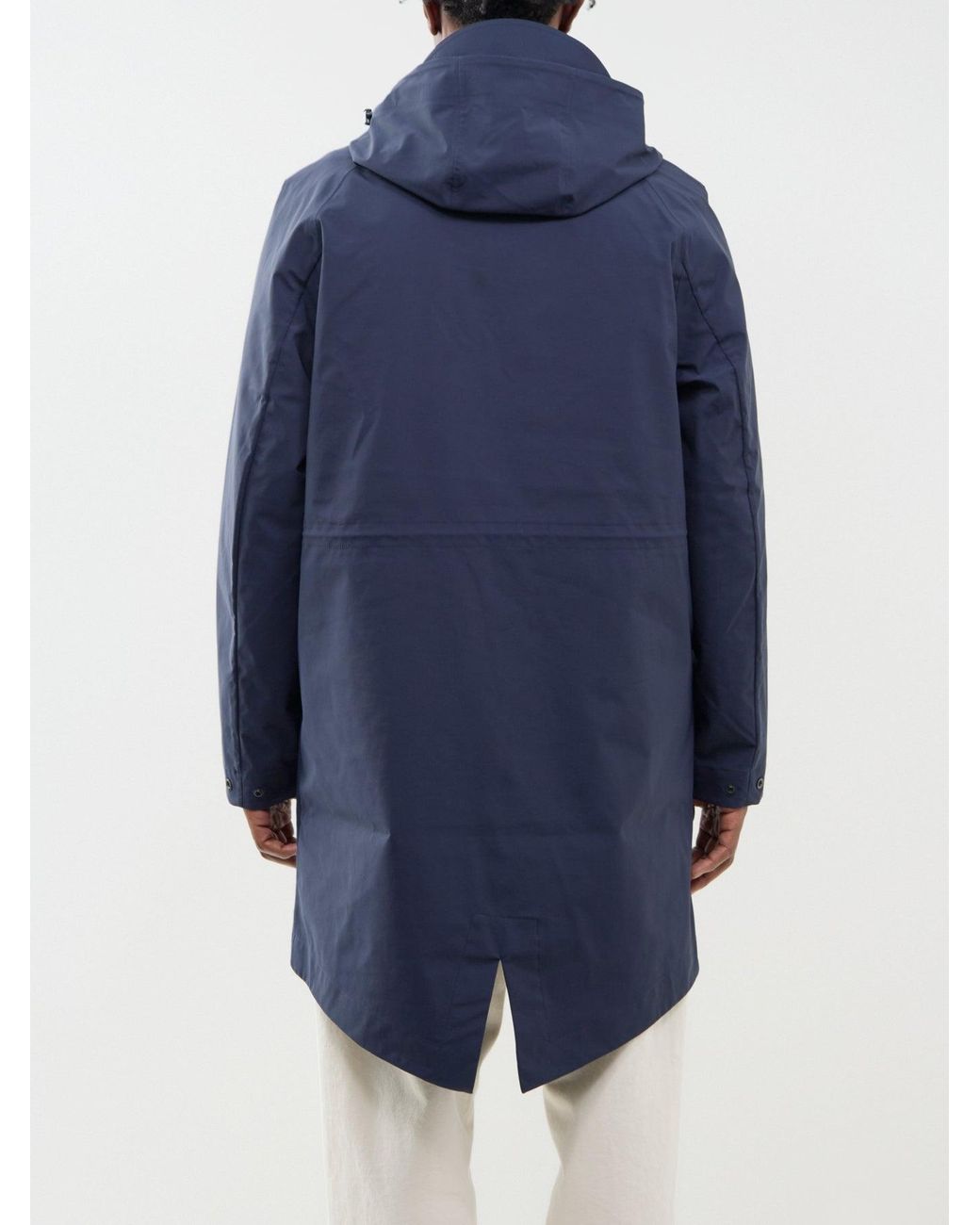 Paul Smith Blue Parka With Detachable Liner for men
