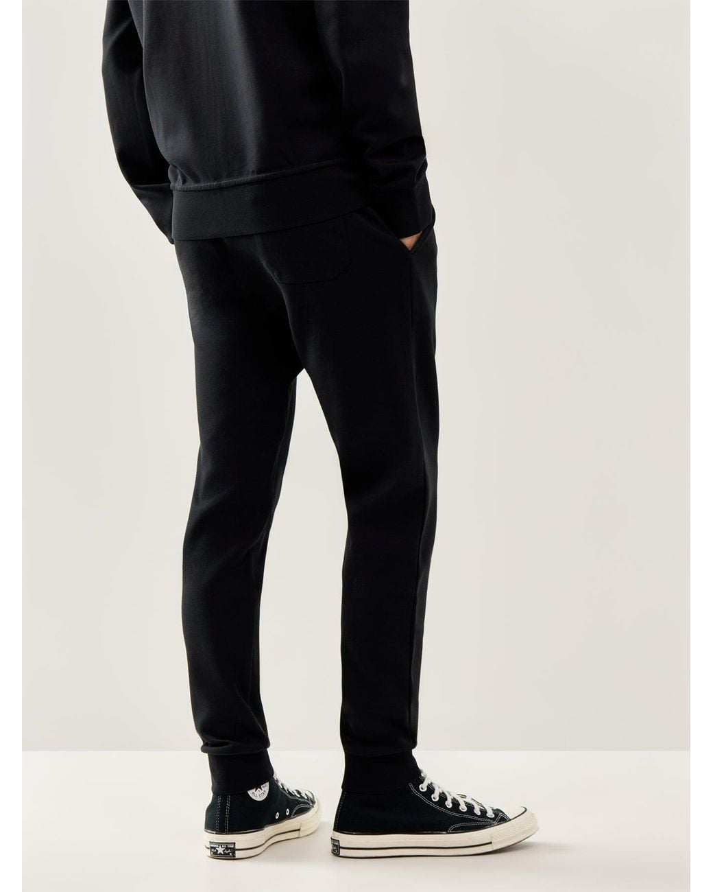 Polo Ralph Lauren Black Double Knit Joggers for men