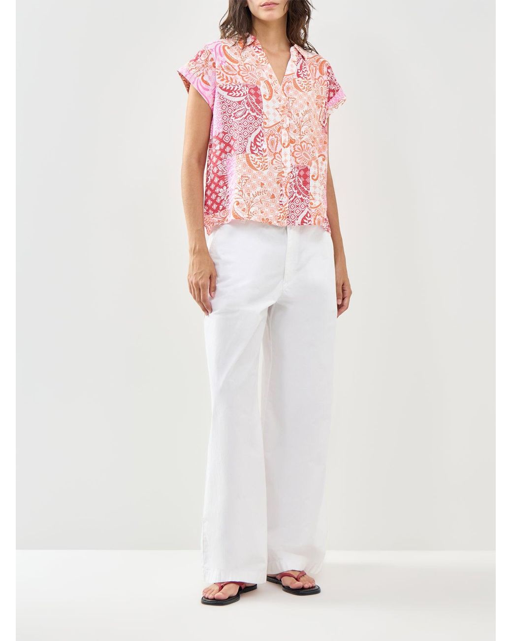 Vero Moda Pink Cille Hilda Wide Shirt