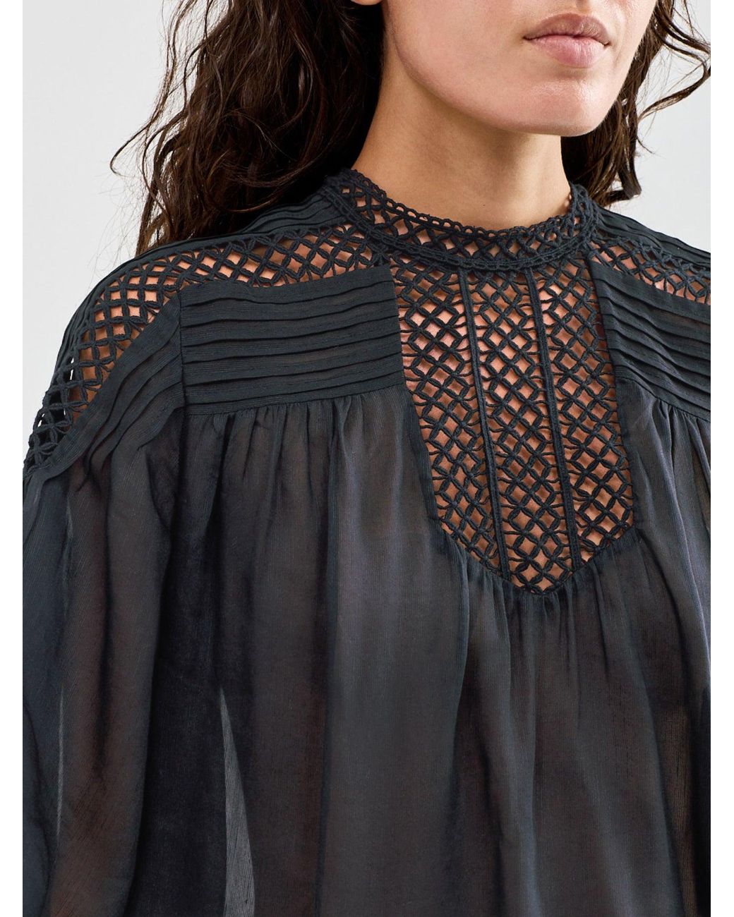 Isabel Marant Black Parina Blouse
