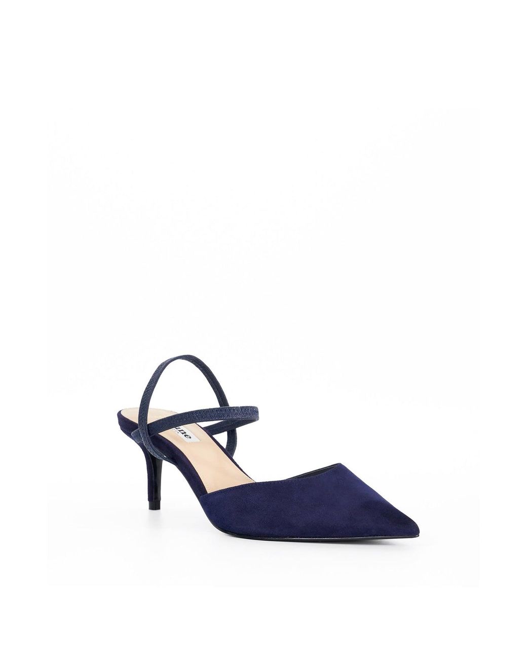 Dune Blue Wf Classical Court Shoes