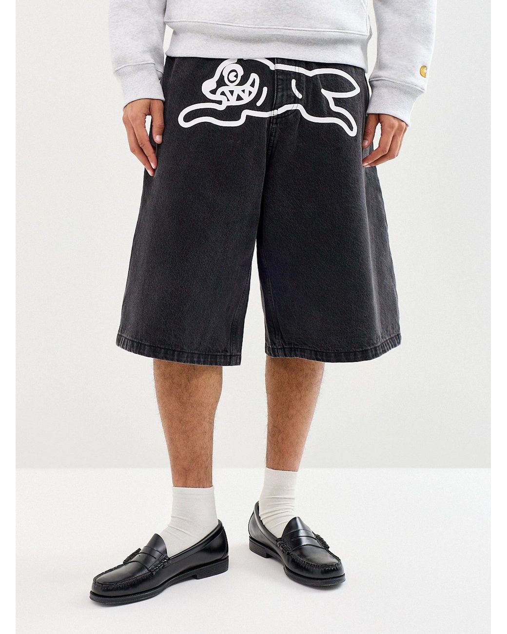 ICECREAM Blue Running Dog Triple Scoop Shorts for men