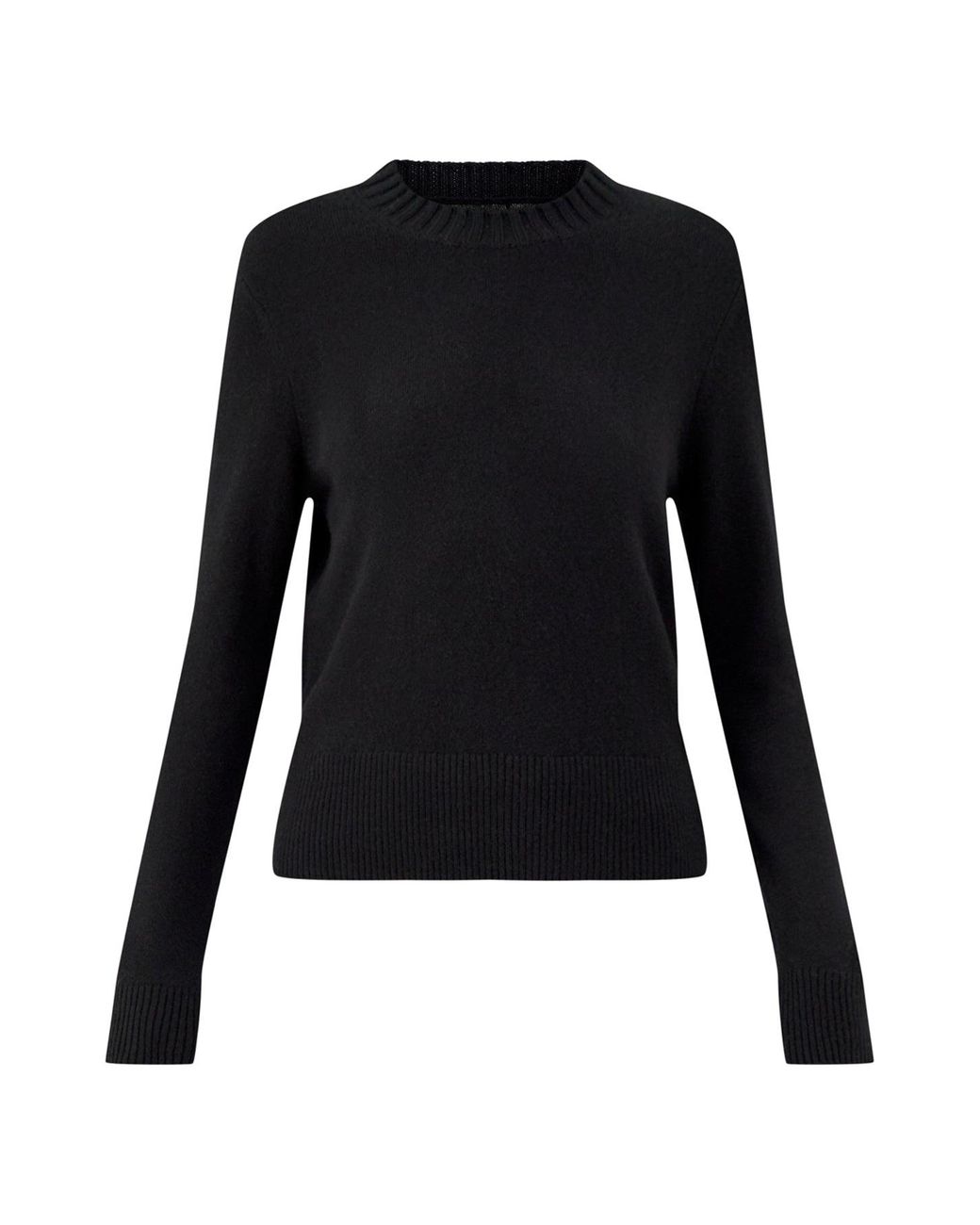Chinti & Parker Black Cropped Sporty Sweater
