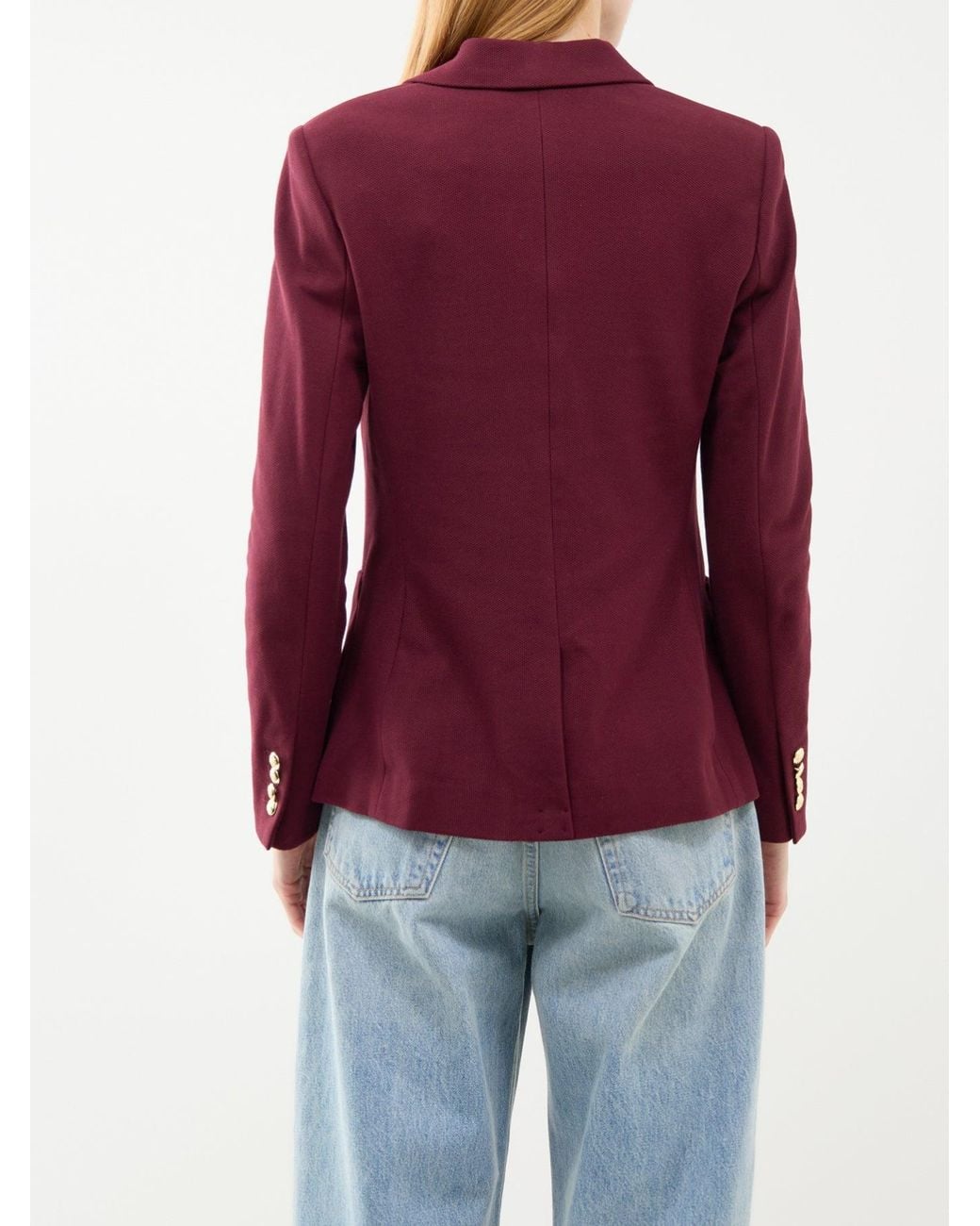 Ralph Lauren Purple Anfisa Blend Lined Blazer