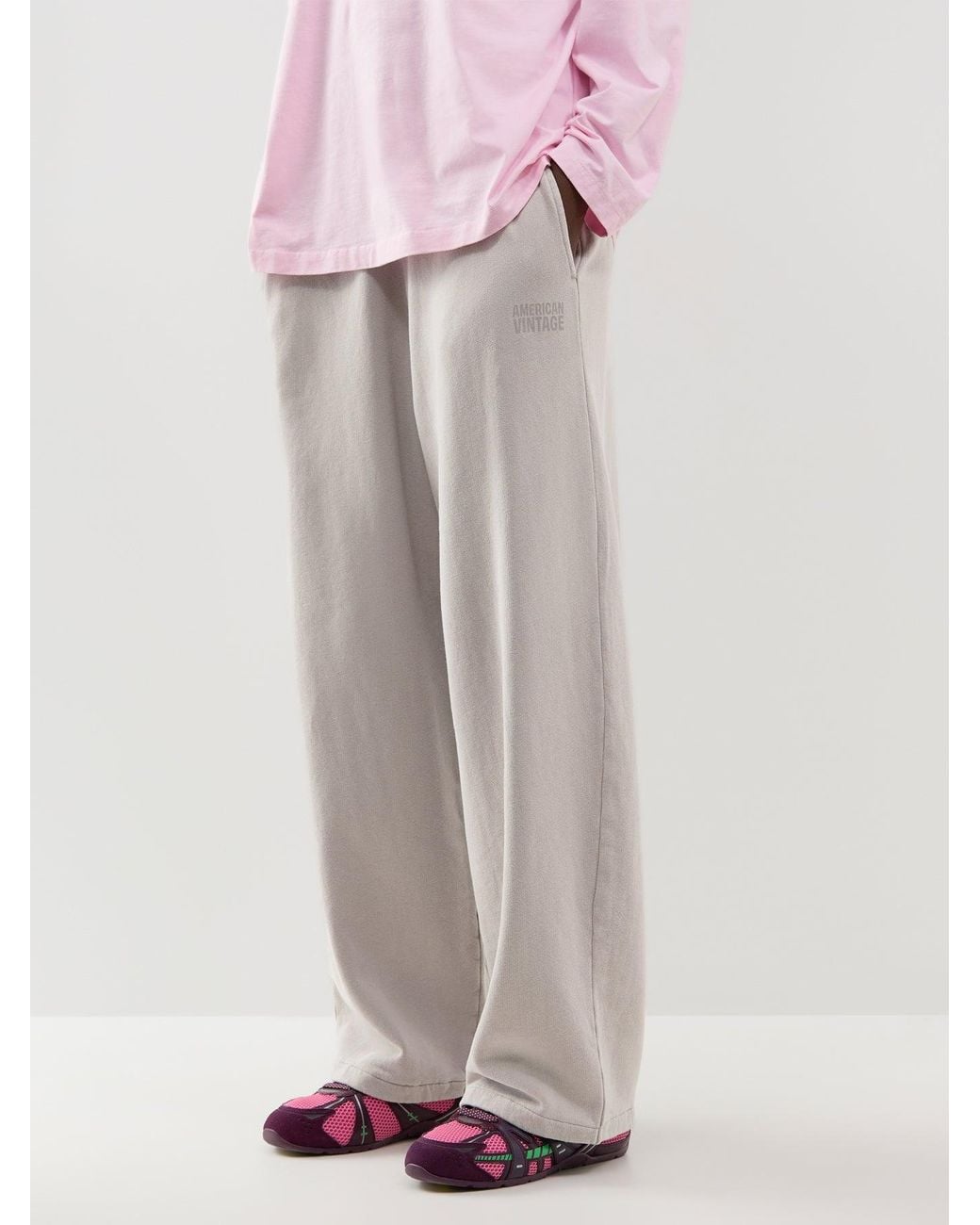 American Vintage Gray Jitbay Joggers