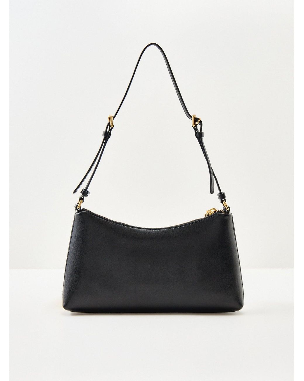 Marc Jacobs Black The Pouch Mini Coated Shoulder Bag