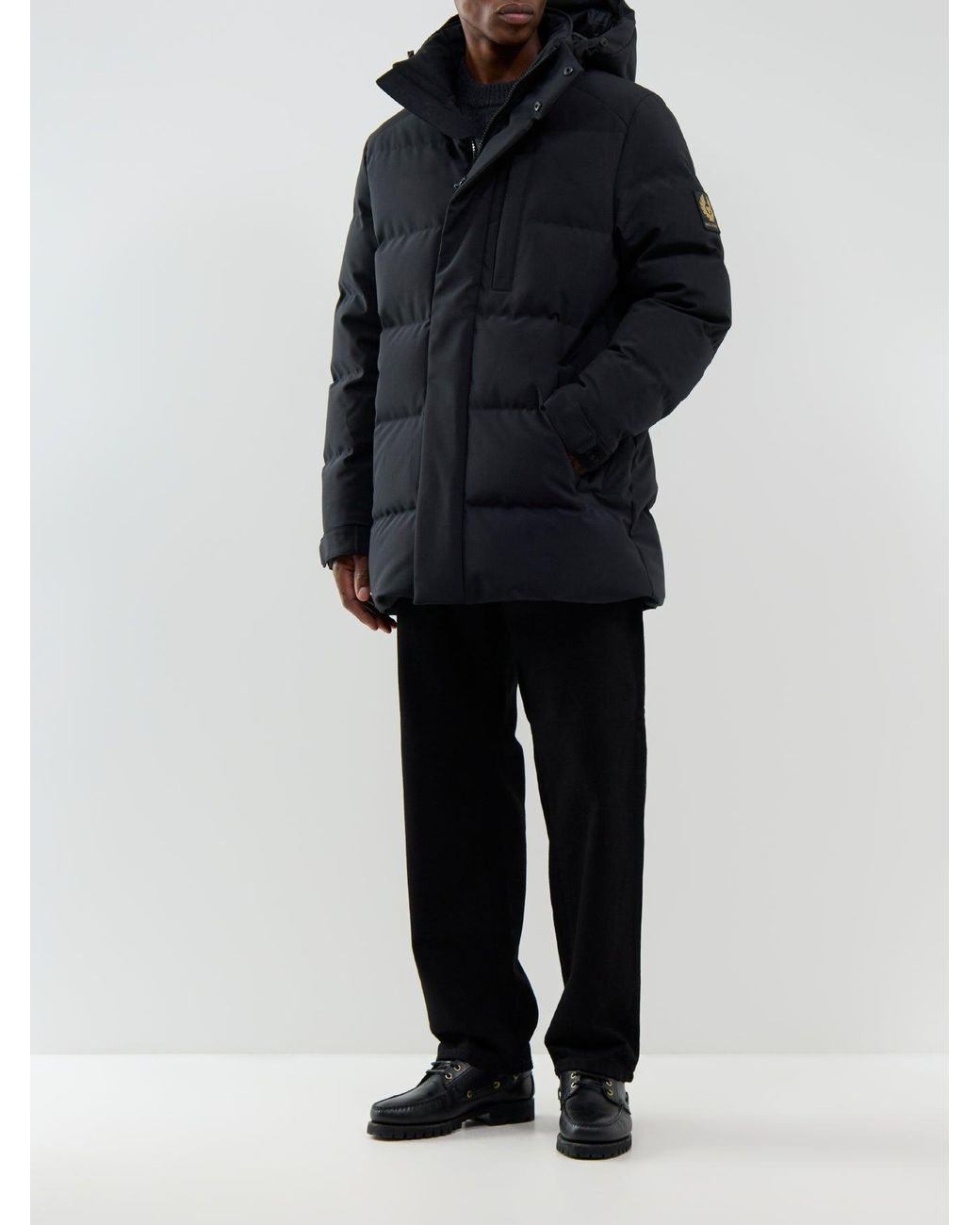 Belstaff Blue Down & Feather Pendulum Puffer Jacket for men