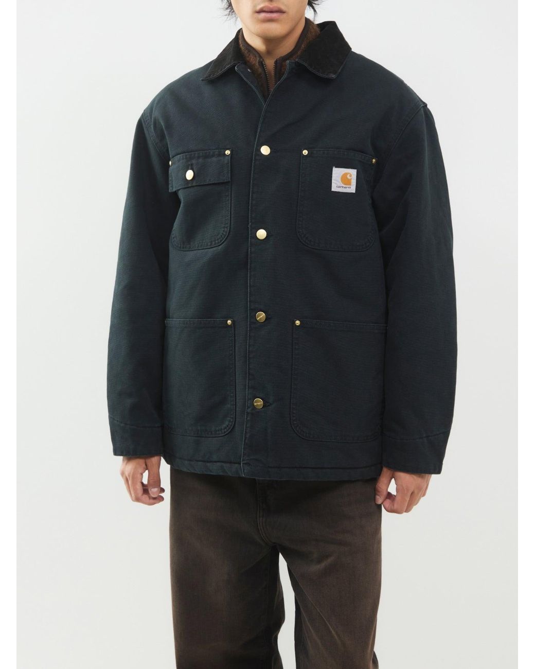 Carhartt Blue Og Chore Coat for men