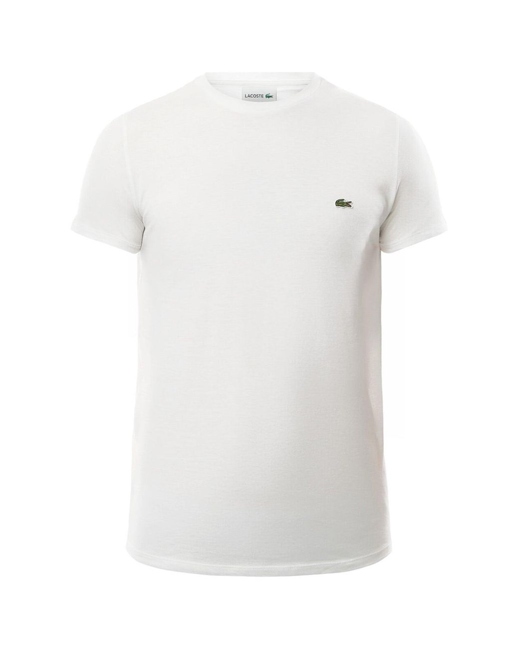 Lacoste White Pima T-Shirt for men