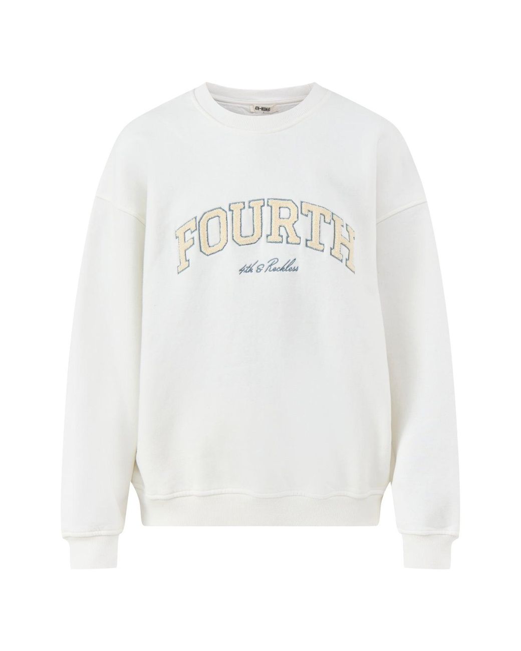 4th & Reckless White Leon Sweatshirt