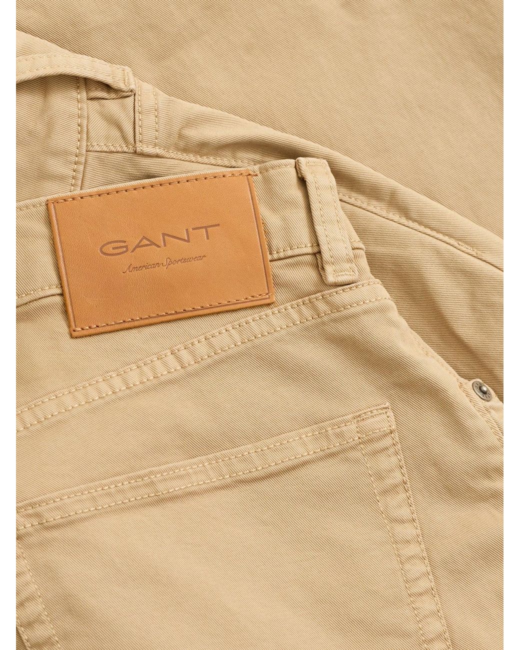 Gant Natural Regular Desert Jeans Khaki for men