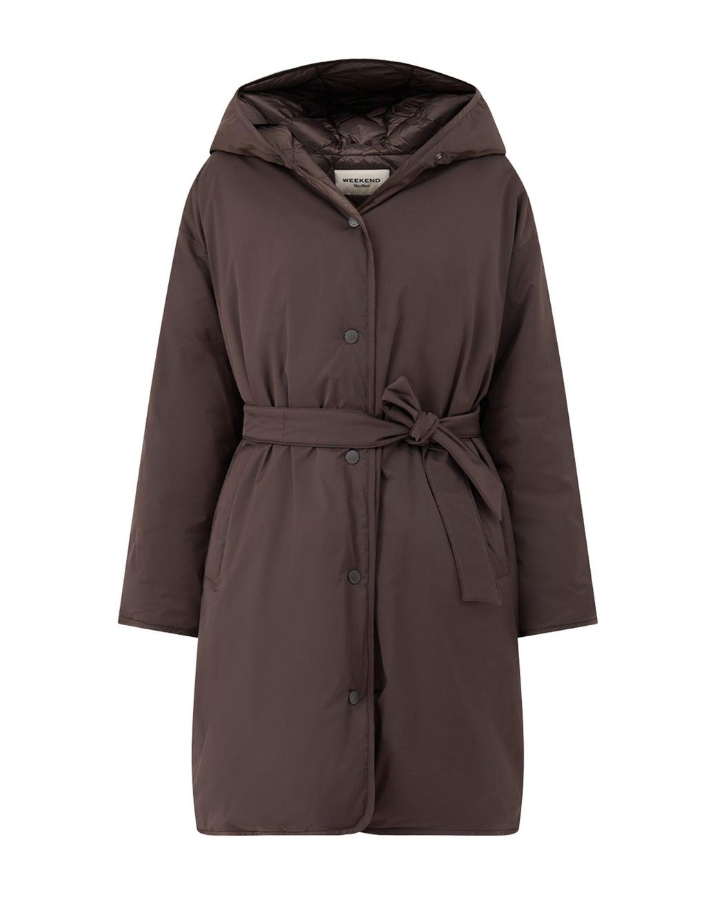 Weekend by Maxmara Brown Massa Quilted Coat