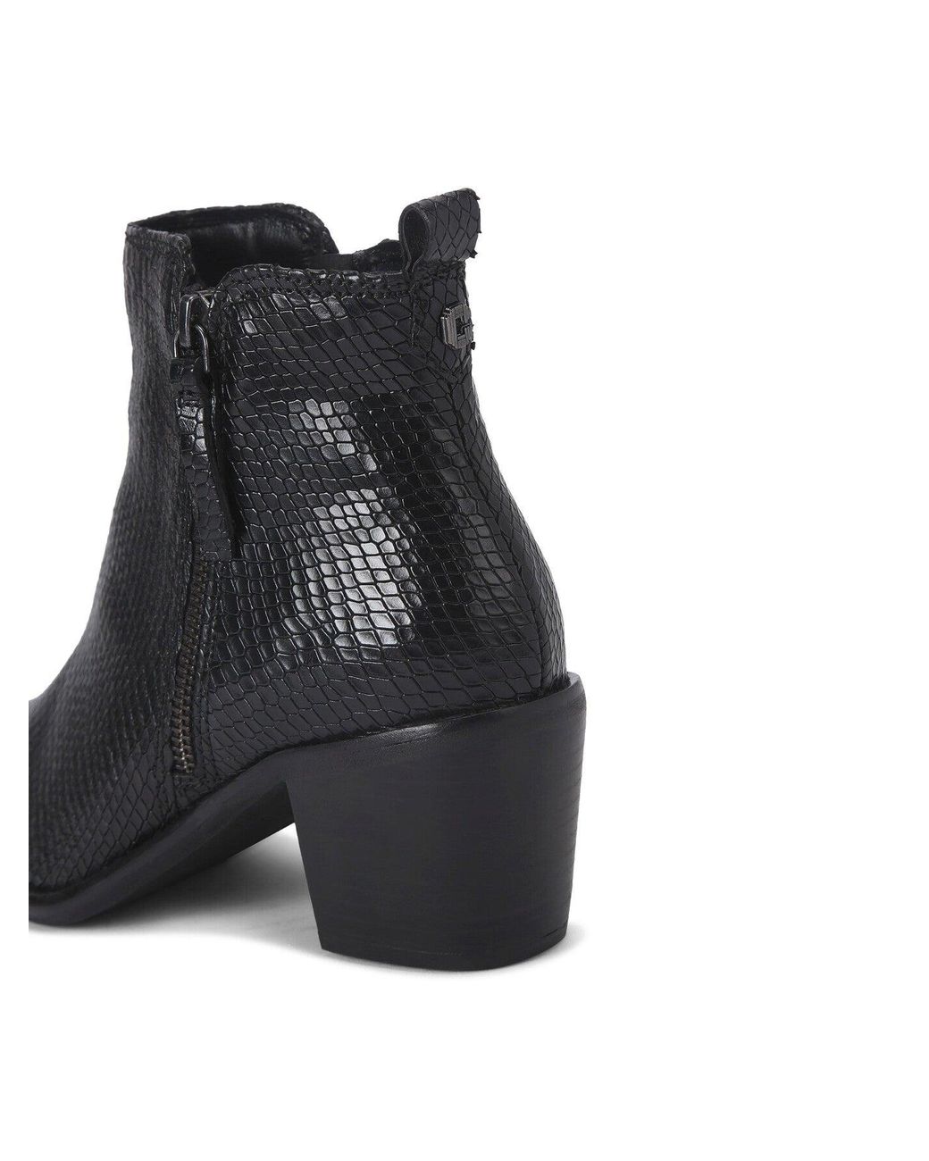 Carvela Kurt Geiger Black Women's Secil Leather Ankle Boots