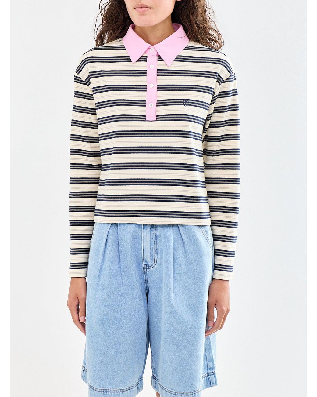 FRNCH White Minato Polo Shirt
