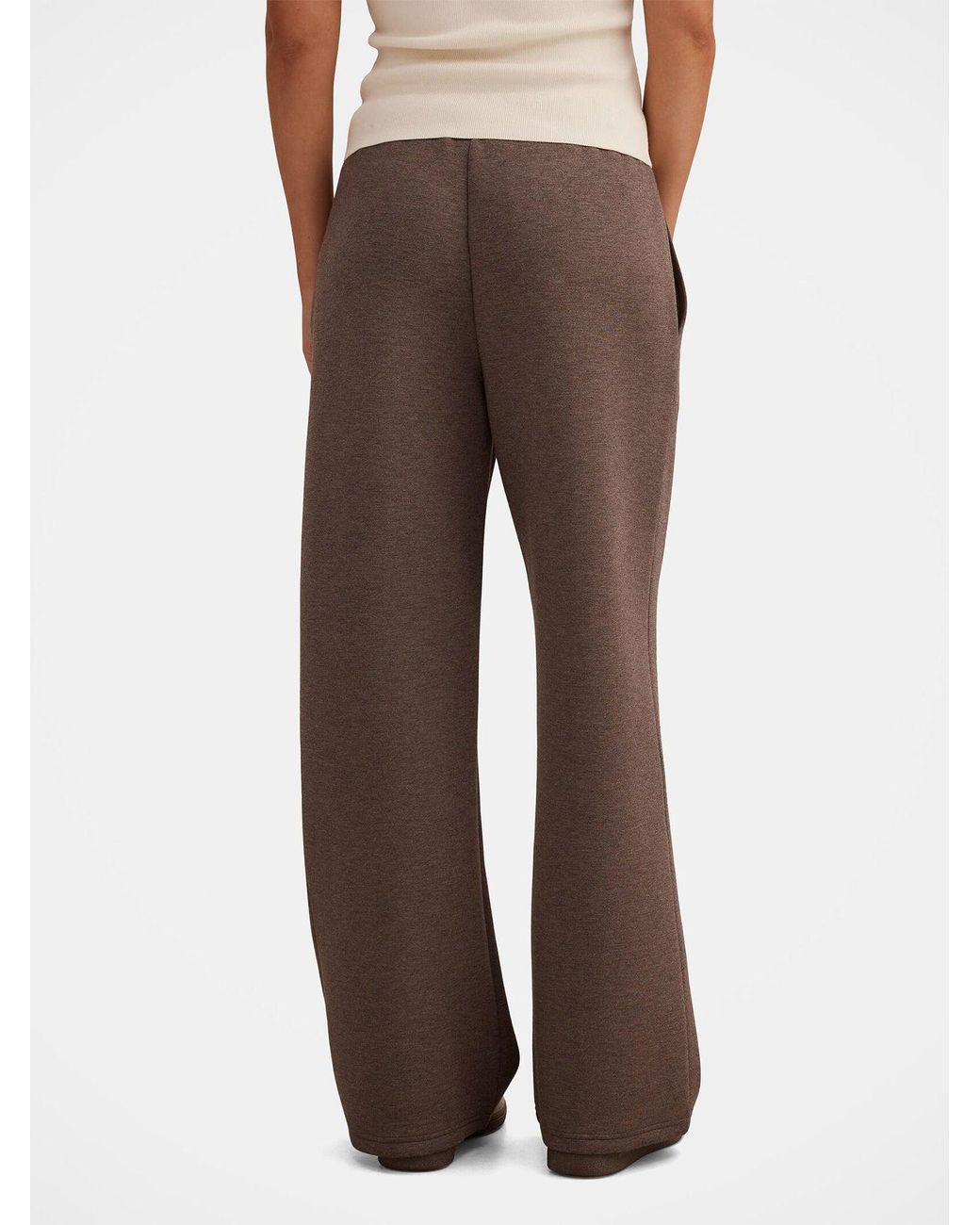 Forever New Brown Hunter Wide Leg Lounge Trousers