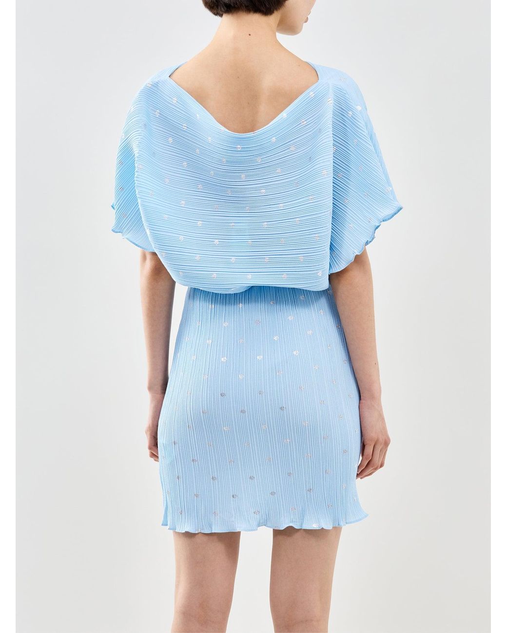 Never Fully Dressed Blue Ice Mini Tilly Dress