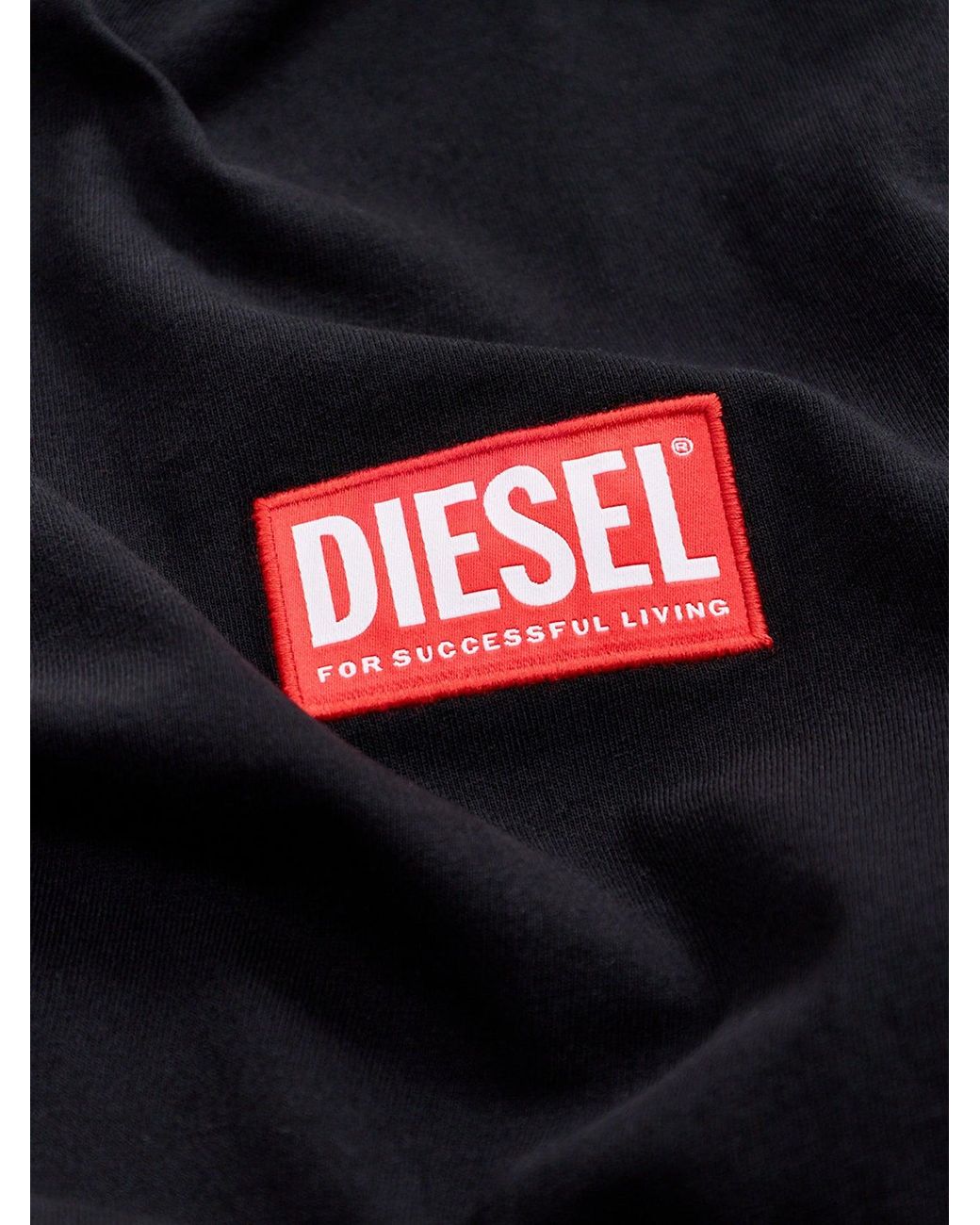 DIESEL Black T-Boxt-Lab T-Shirt for men